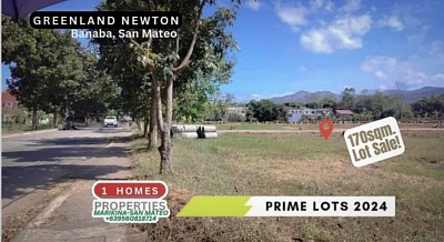 Sale 170sqm.lot Prime Residential with Amenities