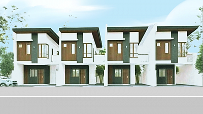 66sqm. 3Bedrooms Single Attached House